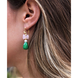 PENDIENTES GREEN DROP