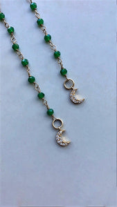 PENDIENTES GREEN GALAXY