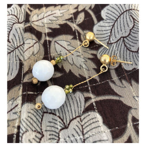 PENDIENTES WHITE DANCING