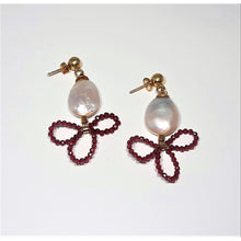 Cargar imagen en el visor de la galería, PENDIENTES CLOVER PEARL