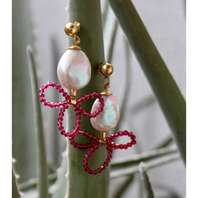 PENDIENTES CLOVER PEARL